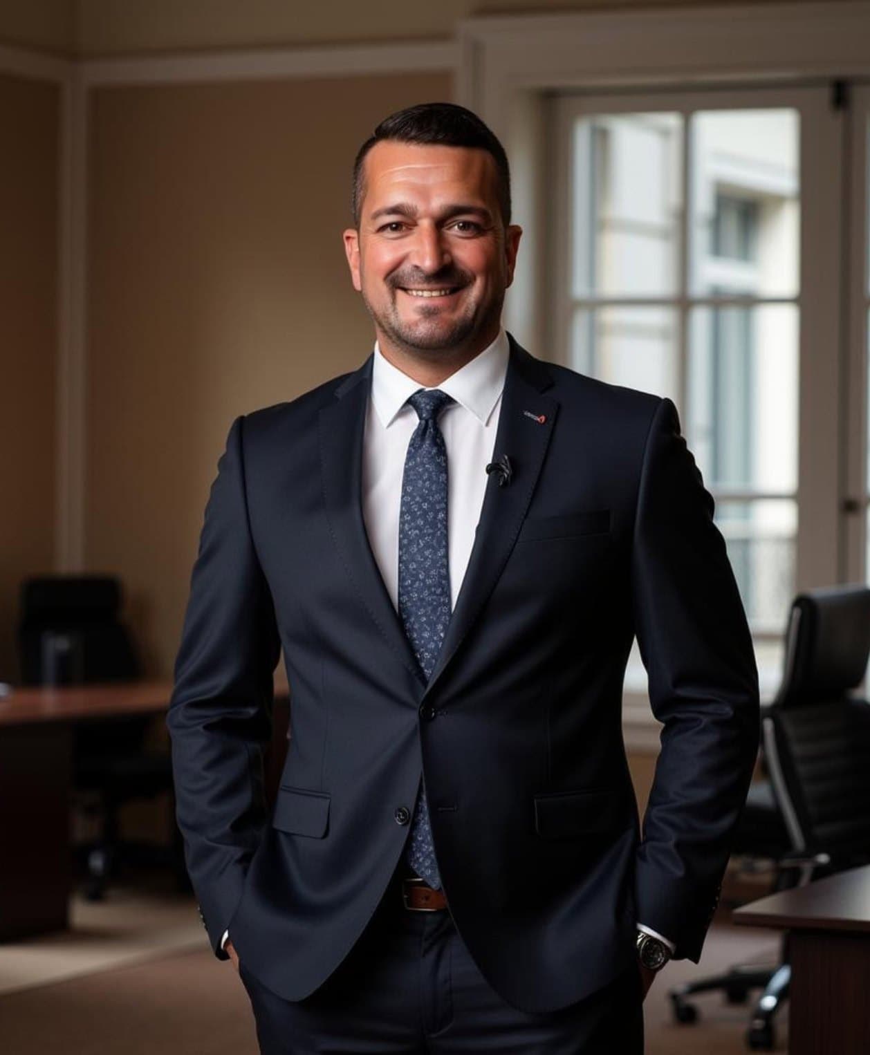 Christian Ludl im Büro